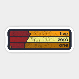 501 - Retro Lines Sticker